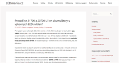 Desktop Screenshot of ledmania.cz
