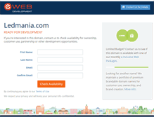 Tablet Screenshot of ledmania.com
